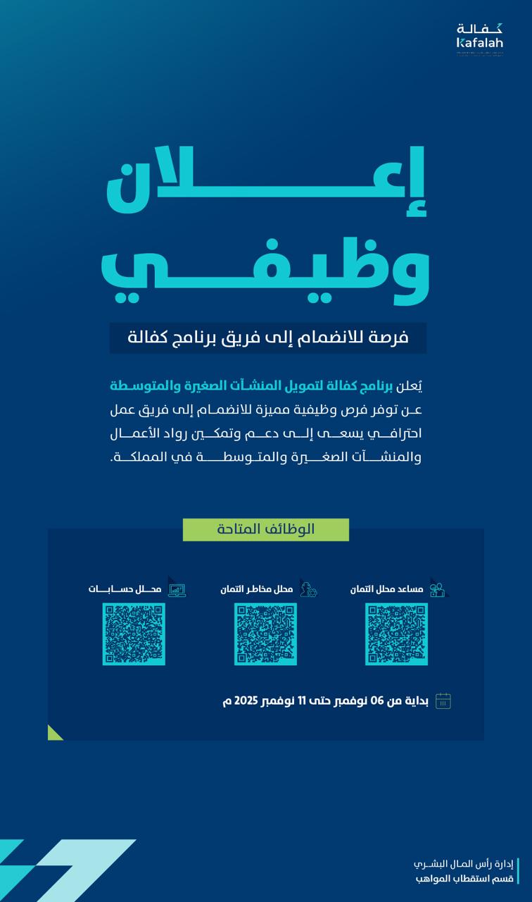 Kafalah Job Announcement